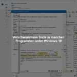 Verschwommene Texte in manchen Programmen unter Windows 10